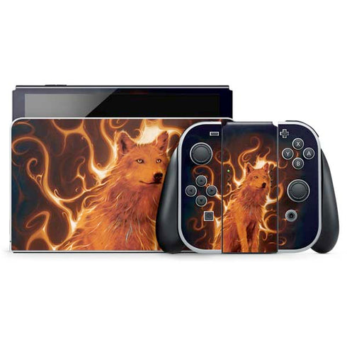 Phoenix Wolf by Vincent Hie Nintendo Skins